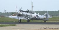 N22NA @ LFI - Bill Leff taking his very shiny Texan out