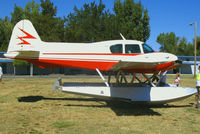 N34DA - float-equipped 1958 Piper PA-23-160 Apache owned by Aquaterra Aviation and attending Clear Lake Splash-in @ Natural High School seaplane ramp, Lakeport, CA - by Steve Nation