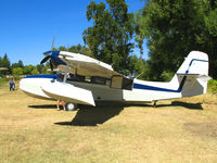 N111W - Beautiful 1945 Grumman G-44A Widgeon attending Clear Lake Splash-in @ Natural High School seaplane ramp, Lakeport, CA - by Steve Nation