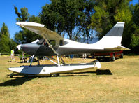 N241WW - float-equipped 1999 Wester-Steiger GLASTAR on Natural HS seaplane ramp, Lakeport, CA for 2006 Clear Lake Splash-in - by Steve Nation