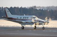 D-IHHE @ SCN - Beech King Air C90 - by Volker Hilpert