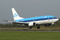 PH-BTE @ EGCC - KLM 737 touchdown 06R - by Kevin Murphy
