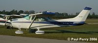 N714SB @ W03 - Older Cessna on the static line