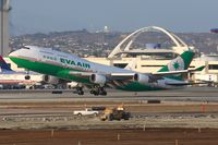 B-16410 @ LAX - EVA AIR B-16410 (FLT EVA11) departing RWY 25R enroute to Chiang Kai Shek Int'l (RCTP).