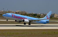 G-CDZN @ LMML - B.737 - by mark a. camenzuli