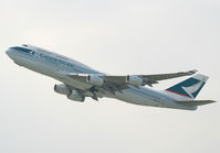 B-HUJ @ HKG - CP 747 - by Kevin Murphy