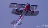 N4442N @ NTU - Smoke on during the solo performance of the 'Super Stearman' - by Paul Perry