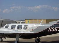 N357DG @ CMA - 1980 Piper PA-60-601P AEROSTAR, pressurized, two Lycoming TIO-541 300 Hp each, (difficult camera access) - by Doug Robertson