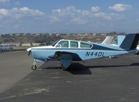 N44DL @ CMA - 1956 Beech G35 BONANZA, Continental E-225-8 225 Hp - by Doug Robertson