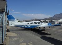 N5463F @ SZP - 1976 Piper PA-34-200T SENECA II, two Continental TSIO-360-E 200 Hp turbocharged, counter-rotating props - by Doug Robertson
