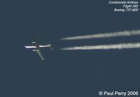 UNKNOWN - Continental headed to Florida, near sunset in North Carolina