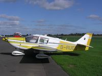 G-RUES @ EGBT - Robin HR100 at Turweston