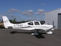 G-TAAC @ EGBT - New Cirrus at Turweston - by Simon Palmer