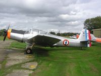 G-MSAL - MS733 Alcyon at Spanhoe in French military marks - by Simon Palmer