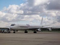 N921R @ KRFD - DC-8-63F - by Mark Pasqualino