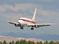 N5177C @ KLAS - J.A.N.E.T. Airlines - EG & G / 1974 Boeing 737-200 - by Brad Campbell