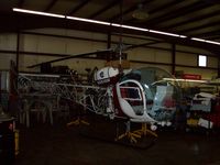 N2618W @ KJVL - Bell 47G-3B-1 - by Mark Pasqualino