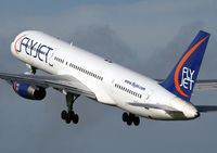 G-FJEA @ EGCC - Flyjet 757 - by Kevin Murphy