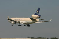 HZ-ANC @ BRU - short to touch rwy 25L