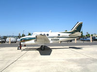 N98BK @ PRB - Mid-State Bank & Trust 1988 Beech C90A KIng Air (Jaguar TL) @ Paso Robles Municipal, CA - by Steve Nation