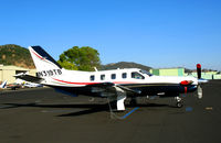 N319TB @ DVO - BP Microsystems 2005 SOCATA TBM700 @ Gnoss Field (Novato), CA - by Steve Nation