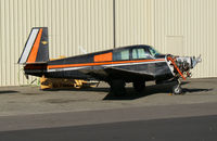 N6817N @ DVO - 1968 Mooney M20C minus cowling @ Gnoss Field (Novato), CA - by Steve Nation