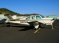 N45SM @ DVO - 1963 Beech P35 Bonanza @ Gnoss Field (Novato), CA