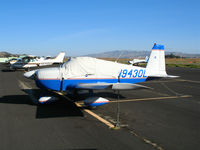 N9430L @ DVO - 1971 American Aviation AA-1A (with cockpit cover) @ Gnoss Field (Novato), CA - by Steve Nation