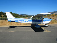 N1187U @ O60 - 1976 Cessna 172M @ Cloverdale Airport, CA - by Steve Nation
