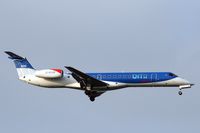 G-RJXF @ LHR - BMI Regional Embraer 145 just about to land on runway 09L at London Heathrow
