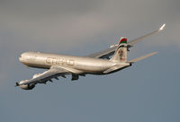 A6-EHA @ LHR - Etihad A340-500 on the turn out of LHR - by Kevin Murphy