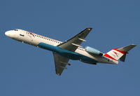 OE-LVK @ LHR - Austrian Fokker - by Kevin Murphy