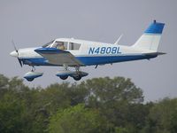 N4808L @ KGTU - High on final for runway 18 at KGTU - by Justin Sutton