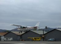 N704JH @ SZP - 1976 Cessna 150M, Continental O-200 100 Hp, landing Runway 22 - by Doug Robertson