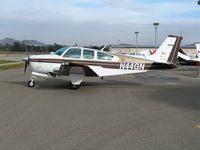 N44GN @ AJO - 1975 Beech F33A @ Corona Municipal Airport, CA - by Steve Nation