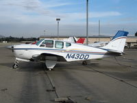 N43DD @ AJO - 1960 Beech 35-33 @ Corona Municipal Airport, CA - by Steve Nation
