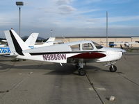 N9886W @ AJO - 1967 Piper PA-28-140 @ Corona Municipal Airport, CA - by Steve Nation