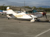 N6168M @ AJO - 1948 Stinson 108-3 @ Corona Municipal Airport, CA - by Steve Nation