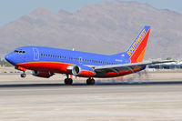 N634SW @ LAS - Southwest Airlines N634SW (FLT SWA1997) from San Diego Int'l (KSAN) touching down on RWY 25L.