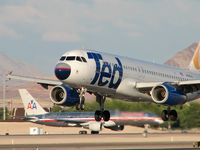 N485UA @ KLAS - Ted Airlines / 2001 Airbus Industrie A320-232 - by SkyNevada - Brad Campbell