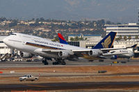 9V-SPN @ LAX - Singapore Airlines 9V-SPN (FLT SIA11) departing RWY 25R enroute to Narita International Airport (RJAA), Japan.