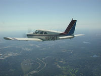 N3736T @ KASH - In flight over Norwood Ma - by Bernie Velivis