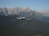 N115T @ LOGZ - Commander 115TC over Austrian Alps - by Max G. Wrodnigg