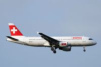 HB-IJL @ LHR - Airbus A320 Swiss landing 27R at Heathrow
