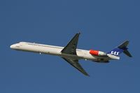 LN-RML @ LHR - SAS  MD-82 departing London Heathrow - by Mark Giddens