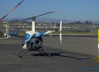 JA7812 @ CMA - 0000 ROBINSON R22 BETA, Lycoming O-360 derated to 131 Hp, engine runup - by Doug Robertson