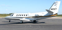 N10VT @ DAN - 1982 Cessna 550 with Va. Governor Kaine aboard in Danville Va. A Virginia Tech jet. - by Richard T Davis