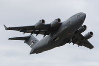 06-6158 @ LGB - USAF Boeing C-17 Globemaster III 06-6158 climbing out from RWY 12 at Long Beach. - by Dean Heald