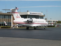 N82CW @ GSO - Pretty Bombardier - by Sam Andrews