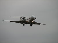 N907QS @ IPT - You can see the 3500 foot overcast sky in this one.   He is just before the fence. - by Sam Andrews